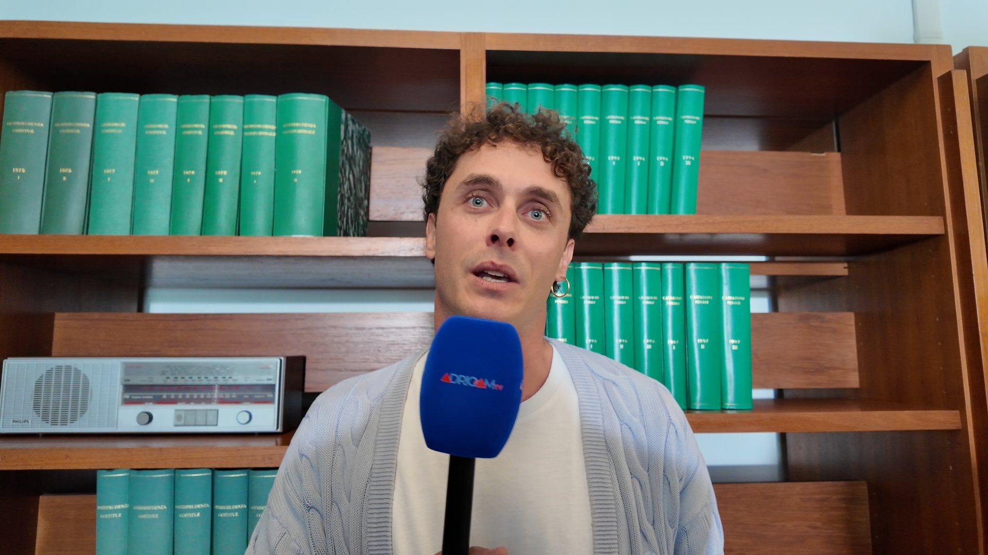 Olivetti è l’agente Cecconi in “Buonvino. Misteri a Villa Borghese”: «Sento l’adrenalina»